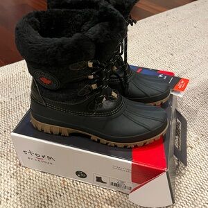 Cougar “Storm” Black and Tan Winter Boots